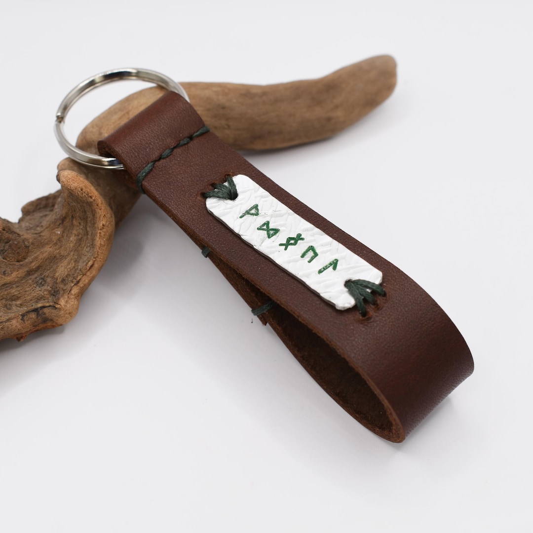 Key Ring Rune Custom Rune Keychain, PERSONALIZED Norse Gift, Viking Runic Keyring ...