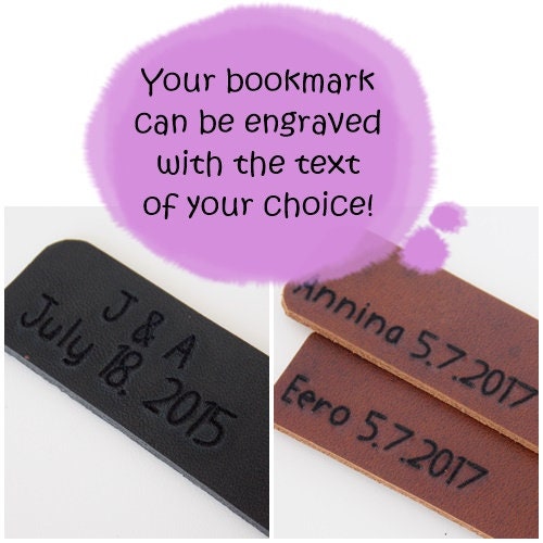 3rd Anniversary Bookmark Anchor Bookmark Leather Anniversary Gift Nautical - Foto 8 di 17