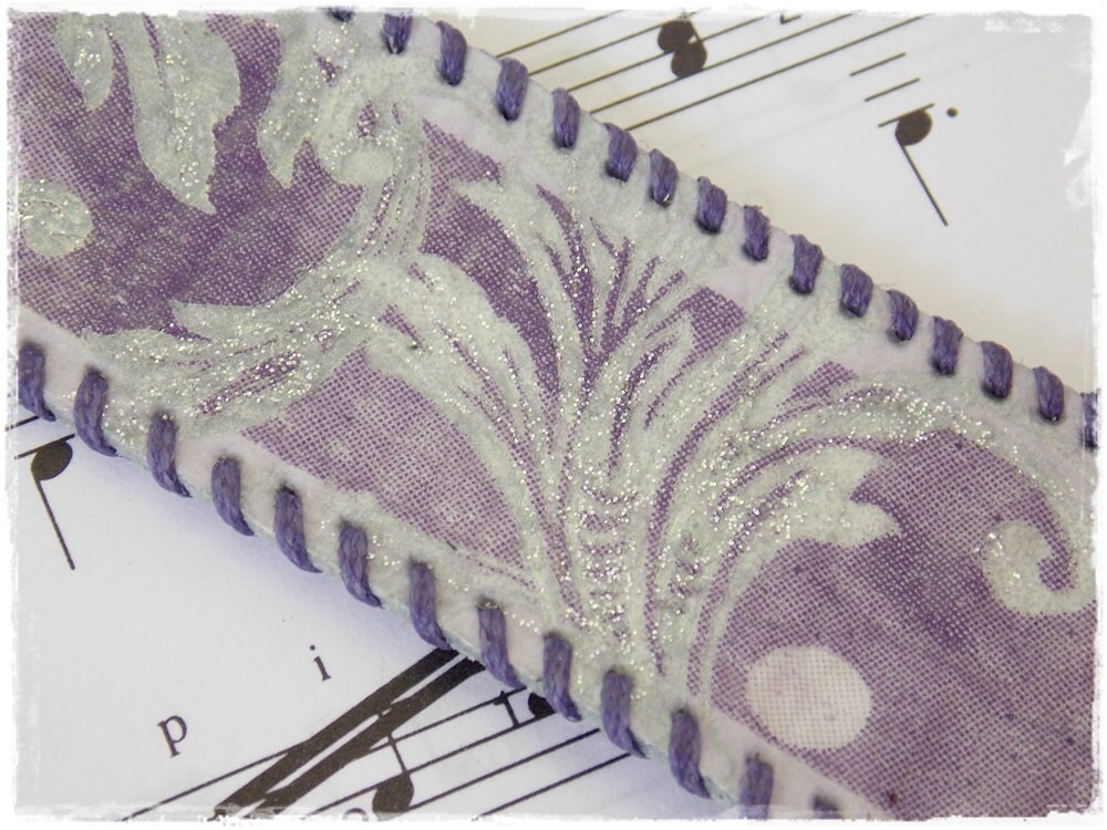 Decoupage Armband Ledermanschette Armband wirbelt Lederarmband 3. Jahrestag - Bild 5 von 9