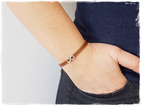 A Mio Uomo" - Bracciale In Pelle Amore Infinito – Powered By - Foto 9