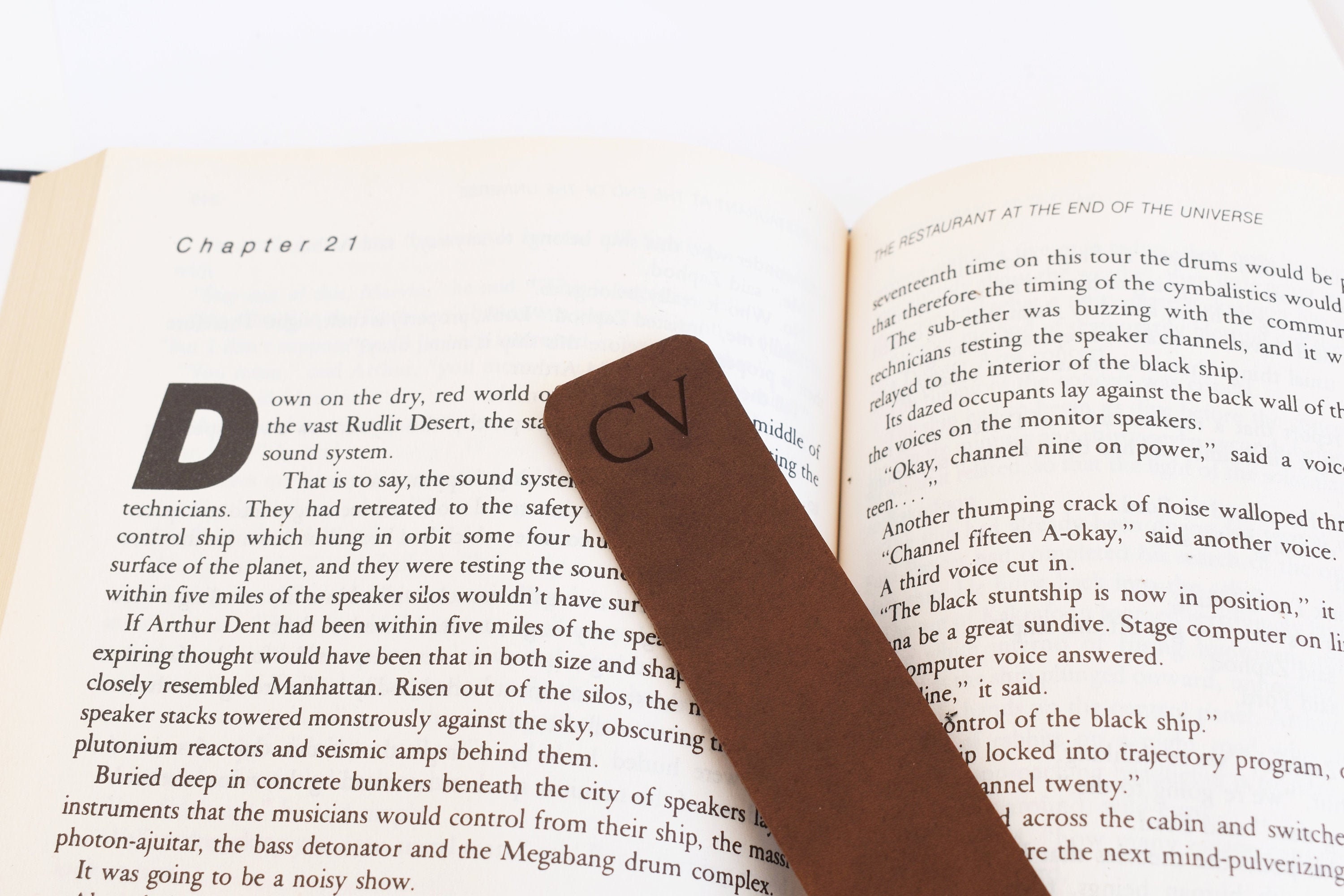 Handmade Personalised Leather Bookmark 3rd Anniversary Bookmark - Gifts For Him - Imagen 5 de 15