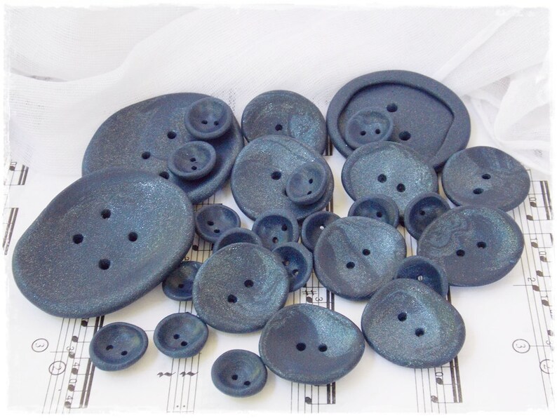 Polymer Clay Buttons Gold Brown Toggle Buttons Small Striped Buttons