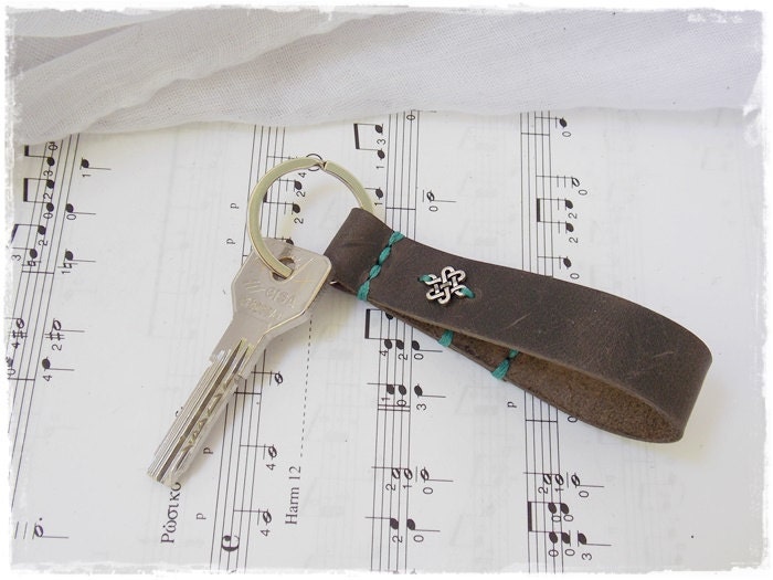 Infinity Knoten Schlüsselanhänger MASSANFERTIGUNG Shrvatsa Keychain Wikinger Keyfob Endlosknoten - Bild 3 von 17