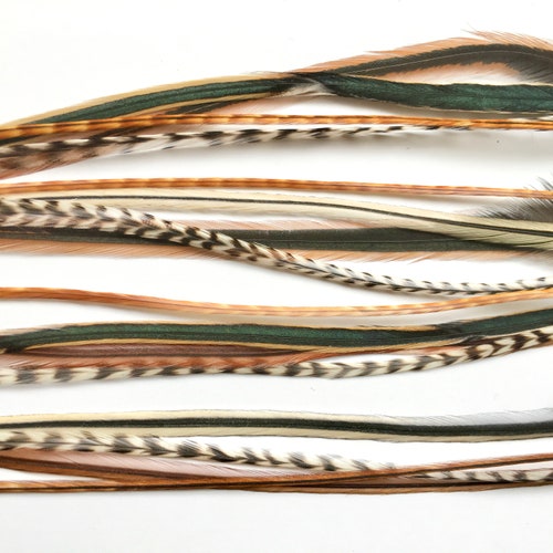 4 Feather Hair Extension Clip or Diy Kit. Great for Blondes Etsy