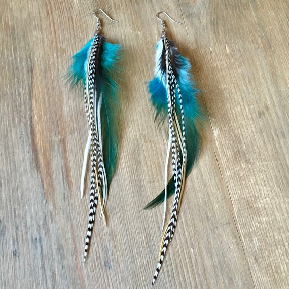 Wooden Feather Earrings With Gold Detailshandmade Jewelry  Etsy