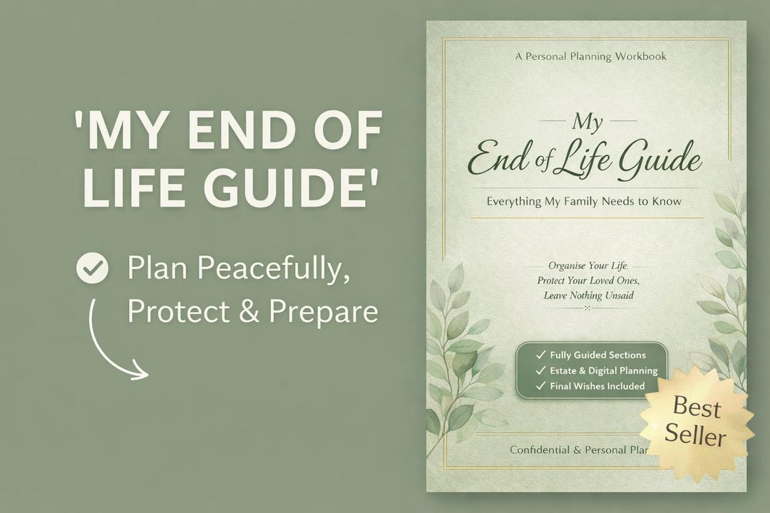 The Life Guide.pdf End of Life Guide | Funeral Planner, Final Wishes Organizer (digital ...