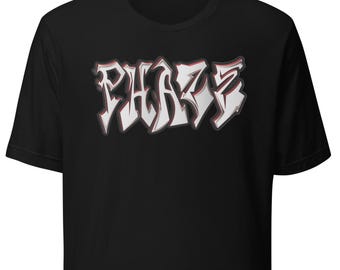 Phaze Tshirt for Men Unfazed Motivational Graphic Tee Streetwear Shirt Casual Fit Soft Cotton Comfort Shirt Gift for Men Mens Streetwear