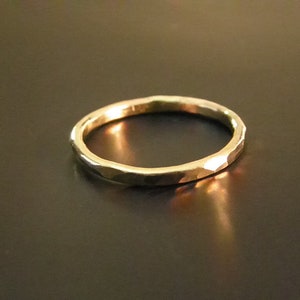 Anillo enchufable anillo de oro joyería anillo enchufable plata esterlina solitario anillo nudillo anillo de mujer goldfill regalo regalo de cumpleaños imagen 1