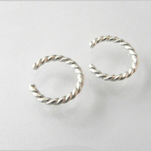 Clips d'oreilles sélection argent paire de boucles d'oreilles ear cuff sterling 925 image 2