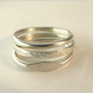 925 set rings 3 stacking women sterling silver knuckle