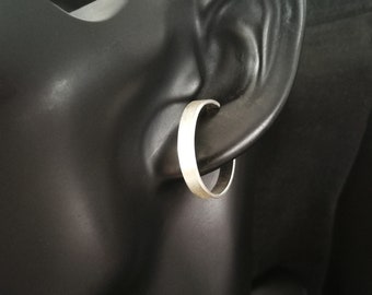 puños de oreja anchos grandes, piercing falso, puños de oreja de regalo de relleno de oro de plata 925