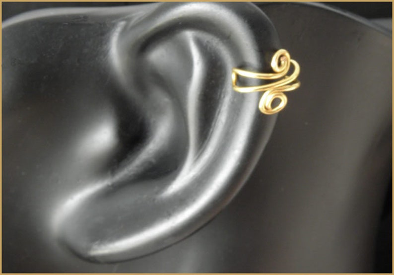 ear cuff silver gold rosegold fake piercing earrings earcuff women image 1