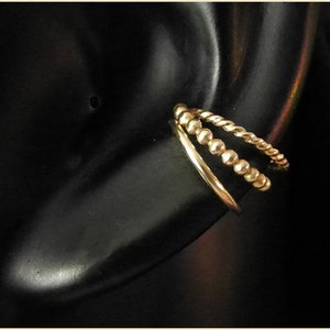 Joyería ear cuffs pendientes oro plata rosa conjunto de 3 clips para las orejas clips para las orejas piercing falso ear cuff imagen 3
