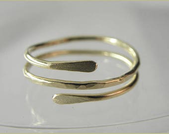 Trend Damenring schlichter gold Ring Solitärring Geburtstagsgeschenk Geschenk Rotgold Rosé Goldfill 925 Sterling Silber für sie