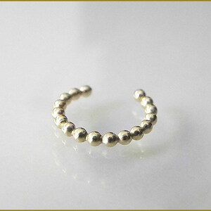 Oorclip bal goud zilver oorclip oorvleier sterling goldfill cadeau verjaardag vrouw voor haar roos - Art.nr. 234