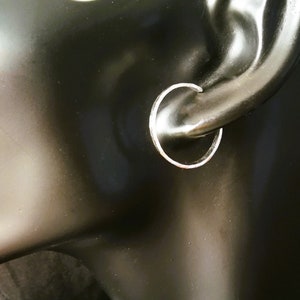 large wide earcuff ear cuffs fake piercing 925 silver goldfill gift ear cuffs image 7