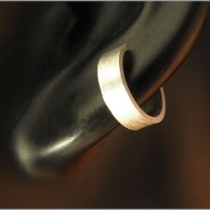 pendiente minimalista ear cuff ear cuff pendiente de plata 925 clip de oreja imagen 1