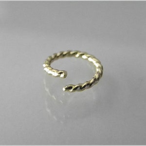 Piercing Ring Helix Tragus Ohr Nase Kordel silber gold rosegold rotgold septum Nasenring Gold