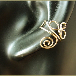 Ohrklemme rosegold Ohrmanschette Ohrspange silber rotgold gold ear cuff Bild 9