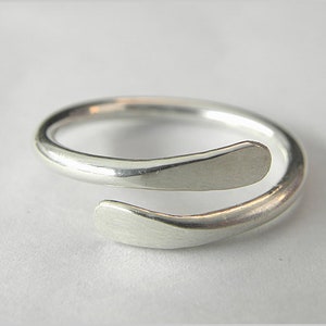 Anillo oro rosa oro plata anillo de dedo simple regalo de mujer plata de ley 925 imagen 2