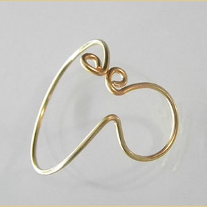 Trend ear cuff 2 en 1 nuevo earcuff gold ear cuff piercing falso debe tener un regalo de cumpleaños para ella imagen 3