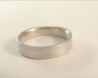 minimalistische Ring 925 Sterling Silber Bandring Stapelring Damenring Solitairring Herrenring für ihn Geburtstag Ehering