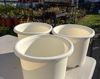 5-Gallon Flower Pot, Resin Planter Drainage Holes（total 3 items)- free shipping