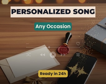 Personalized Custom Song with Lyrics | Unique Anniversary Gift (Digital MP3)