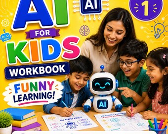 AI Learning Book for Kids | Interactive, Printable STEM Activities (Ages 5-8)