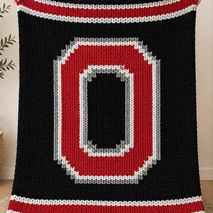 Chunky handstickad Buckeye-inspirerad filtmönster