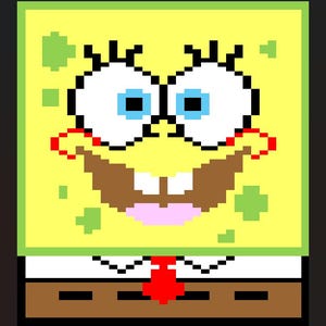 SpongeBob Chunky Hand-Knit Blanket Pattern