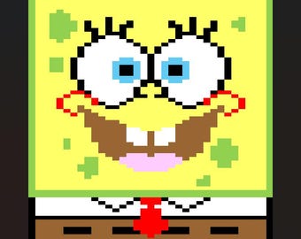 SpongeBob Chunky Hand-Knit Blanket Pattern