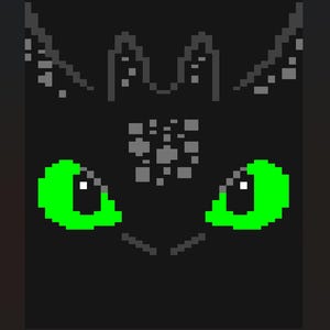 Chunky motif de couverture Night Fury tricoté à la main