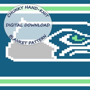 Ocean Hawk Chunky Hand-Knit Blanket Pattern