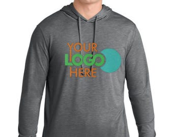 Sport-Tek® PosiCharge® hoodie met lange mouwen – op maat gemaakte geborduurde hoodie