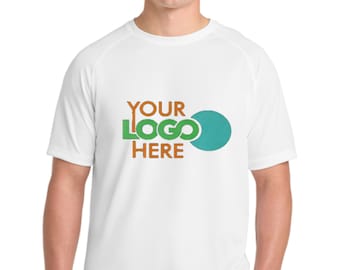 Gepersonaliseerde Sport-Tek® Dry Zone® raglan-T-shirt – aangepaste naam of logo