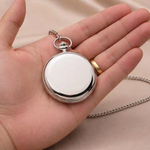 Klassieke zakhorlogehanger | Quartz-uurwerk met sleutelhanger | Herencadeau, cadeau voor haar, cadeau voor hem