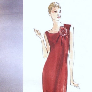 Alber Elbaz for Guy Laroche cocktail or evening dress pattern Vogue Paris Original 2368 image 1