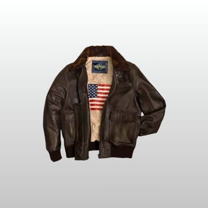 Avirex A2 Leather Jacket - Etsy Australia