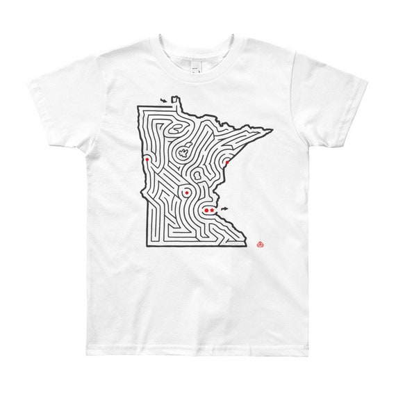 Minnesota Represent Kids T-shirt Minneapolis St Paul Baby Toddler Youth Tee