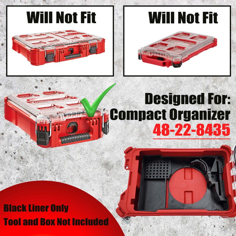 Router Packout Insert for Milwaukee Packout Organization Storage System ...