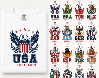 Custom Country Soccer Shirt, Choose Your Country, Where the World Comes To Play