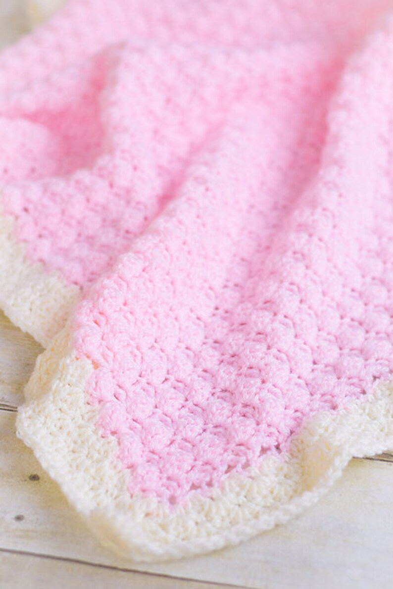 Rose Bud Baby Blanket Crochet Pattern image 2