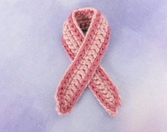 Pink Ribbon Crochet Pattern - PDF file pattern
