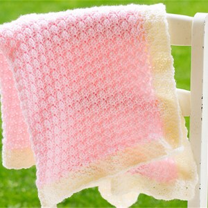 Rose Bud Baby Blanket Crochet Pattern image 1