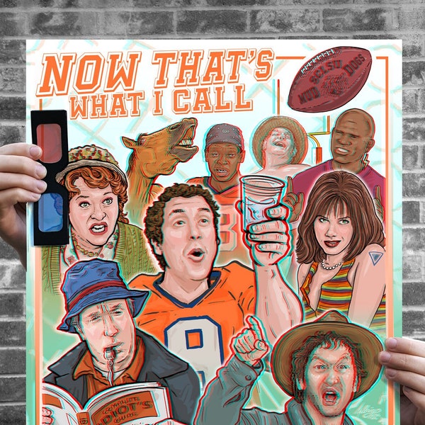 Waterboy High Quality H20 - 3D Poster Illustration - Numbered LTD Edition - Signed by the Artist