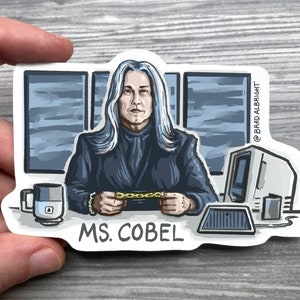 Ms Cobel - Ablösung Aufkleber Illustration - Wasserfeste Aufkleber & Magnete - KOSTENLOSER VERSAND IN DIE USA