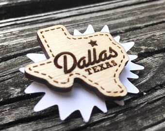 MIX-n-MATCH Pin Pack! 3-for-20 Engraved Solid Wood Lapel Pin Broach