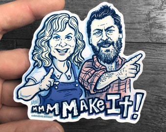 Make It Amy & Nick Sticker - Weather Resistant Decal - FREE Shipping