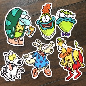 Rocko's Modern Life Stickers - Weatherproof Decals - FREE US SHIPPING